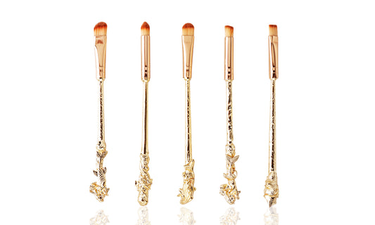 Wizard-Wand Makeup Brush Set (5-Piece)