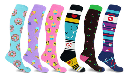 3-Pairs : High Energy Expressive Compression Socks