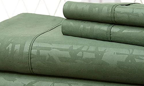 Premium Home  Super Soft Bamboo-Embossed Sheet Set (4-Piece)