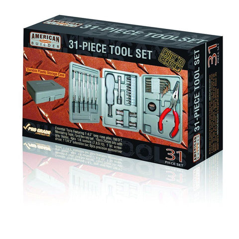 31 Piece Tool Set with Carrying Case