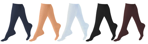 3-Pairs: Women's Compression Anti Fatigue Trouser Socks