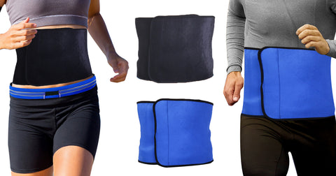 Waist Trimmer Belt Slim Body Sweat Wrap for Stomach and Back Lumbar Support