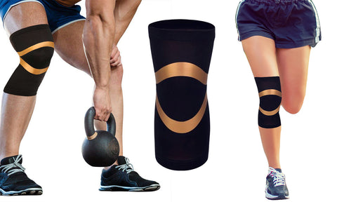 Unisex Copper Compression Knee Sleeve