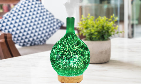 3D Changing Led Lights Aromatherapy Essential Oil Diffuser