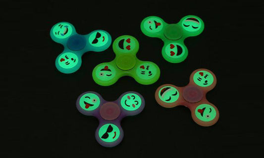 Emoji Glow Spinner - Assorted Colors