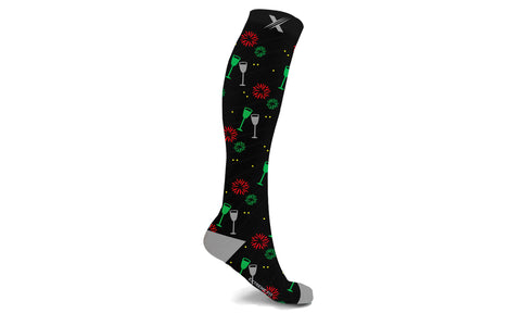 Holiday Collection Knee High Compression Socks