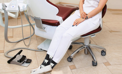 3-Pairs: Everyday Wear Knee High Socks For Dentist, Doctors