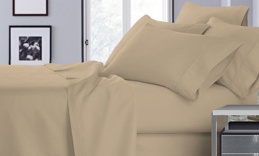 Copper Infused Deep Pockets Luxurious Sheet Sets (4  or 6-Piece)