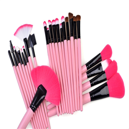 Makeup Brushes 24pcs Makeup Brush Set Kabuki Foundation Blending Brush Face Powder Blush Concealers Eye Shadows Makeup Brushes Kit with Bag