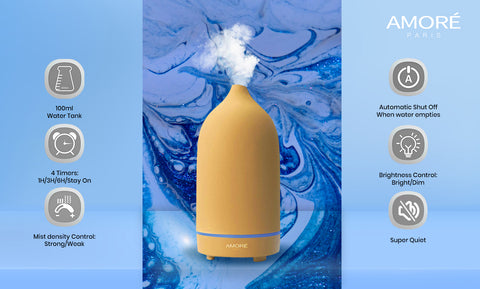 Porcelain Ultrasonic Aromatherapy Essential Oil Diffuser