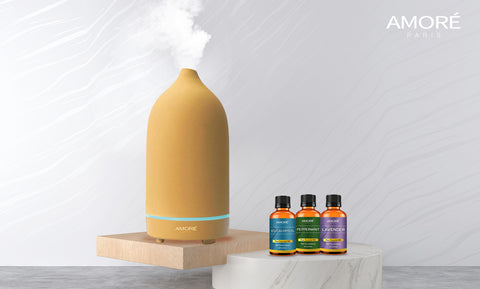 Porcelain Ultrasonic Aromatherapy Essential Oil Diffuser