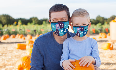 ADULT & KID'S MATCHING SET - Washable & Reusable Cloth Masks (6 Masks)