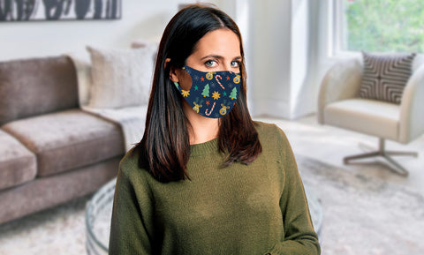 6-Pack : Holiday Themed Reusable Face Masks