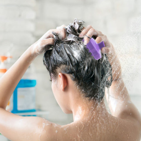 Wet and Dry  Hair Scalp Massager Soft Shampoo Brush