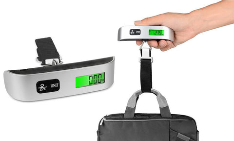 Portable Smart Digital Luggage Weighting Scale with Strap (1-Pack or 2-Pack)