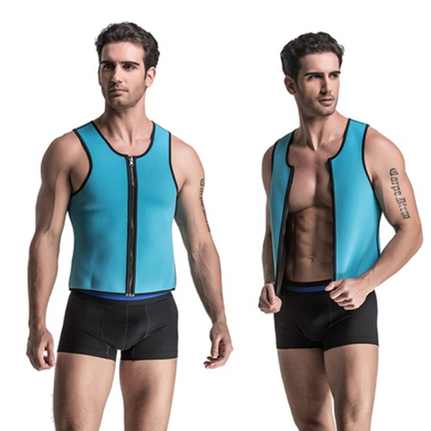 Men’s Reversible Neoprene Slimming Sports Vest