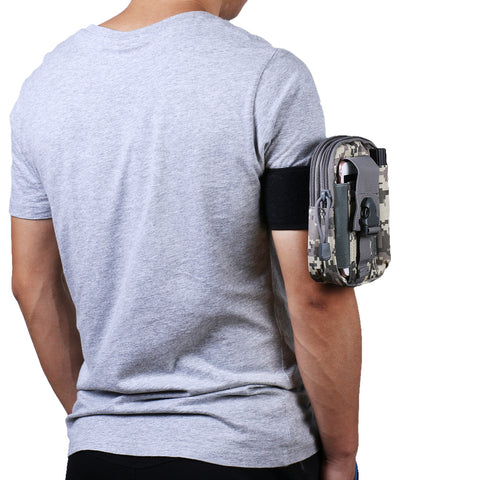 Universal Outdoor EDC Belt Waist Bag Tactical Pouch Phone Pocket Pack Black