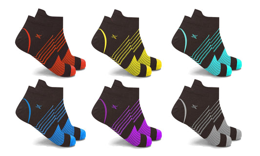 XTF Ankle-Length Graduated Compression Socks (6-Pairs)