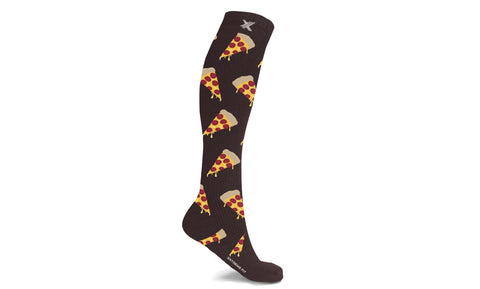 Pizza  Knee High Compression Socks (1-Pair)