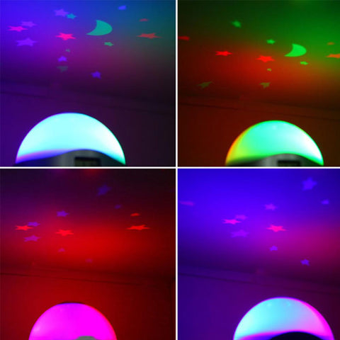 Color-Changing LED Projector Alarm Clock