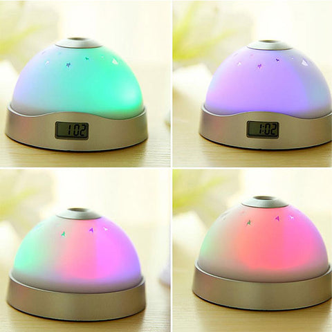Color-Changing LED Projector Alarm Clock
