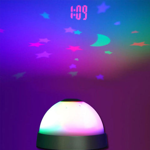 Color-Changing LED Projector Alarm Clock