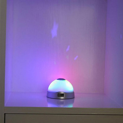Color-Changing LED Projector Alarm Clock
