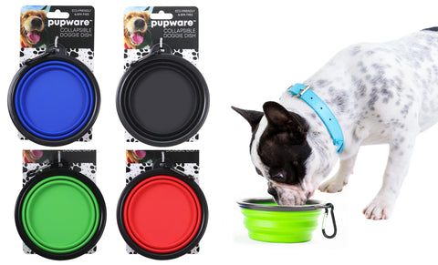 Collapsible Water and Food Bowl for Pet (4-pack)
