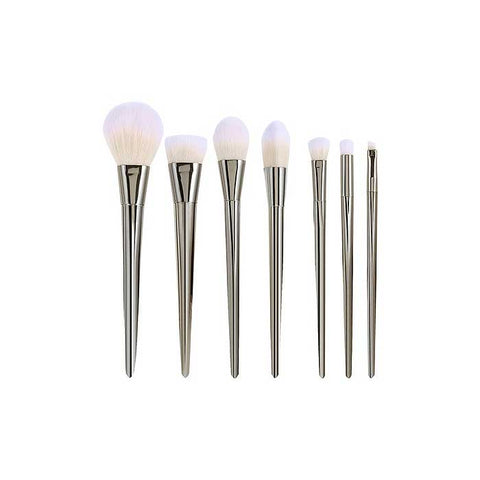 7-Piece : Professional Metallic Makeup Brush Set