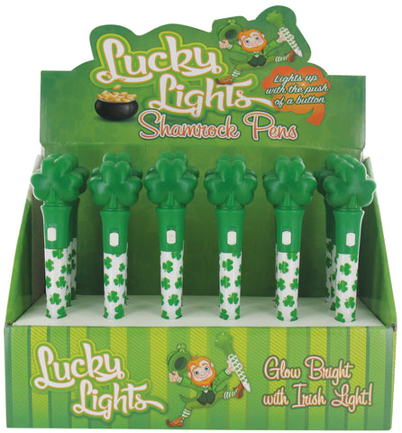 Lucky Lights Shamrock Pens