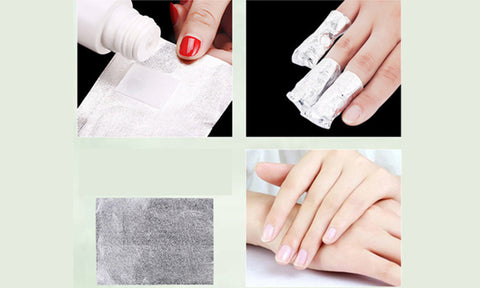 Foil Wrap Nail Polish Remover