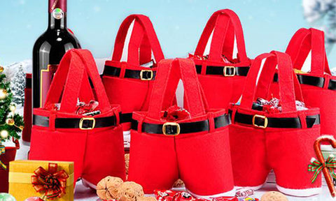 3-Pack: Santa Claus Gift Bags