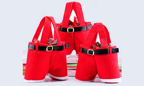 3-Pack: Santa Claus Gift Bags