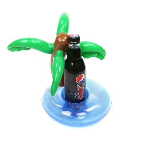 4-Pack : Inflatable Coconut Tree Drink Holder