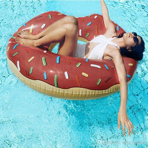 Gigantic Inflatable Donut Pool Float