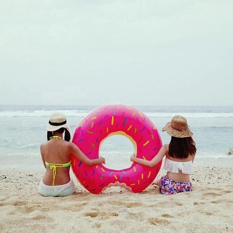 Gigantic Inflatable Donut Pool Float