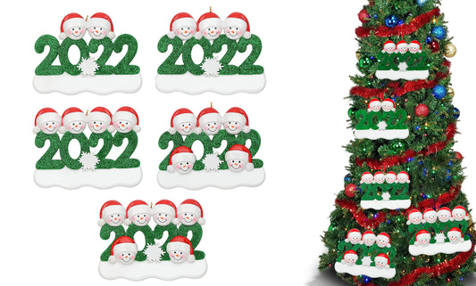 2022 Family Christmas Tree Ornament and Hanging Decorations  Personalized Gifts For All