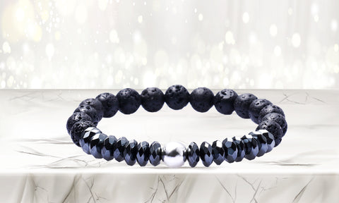 High Energy Lava Stone Diffuser Bracelet with  Optional Essential Oils
