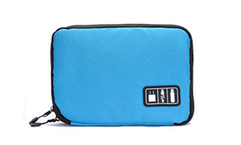 Waterproof Portable  Travel Electronic Organizer for Phone Charger, Cables, USB, SD Card, Power Bank