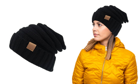 Trendy Warm Knitted Casual  Fun Beanie Hat For Women