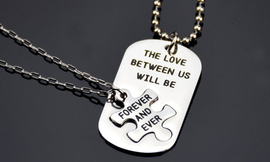 NECKLACE "The Love Between Us Will Be Forever And Ever"