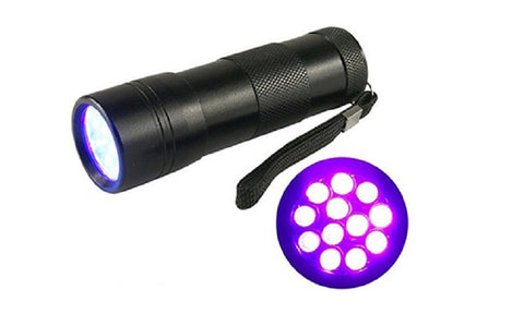 Portable UV Black Light Pet Urine Detector Flashlight (1 Or 2-Pack)