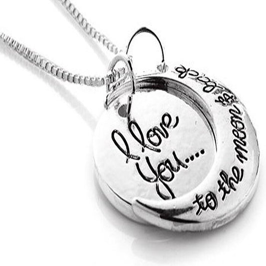 I Love You To The Moon & Back Necklace