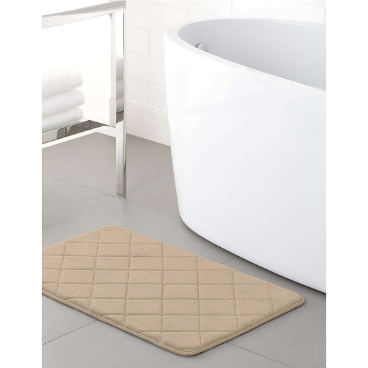 3-Pack : Memory Foam Plush Bath Mat