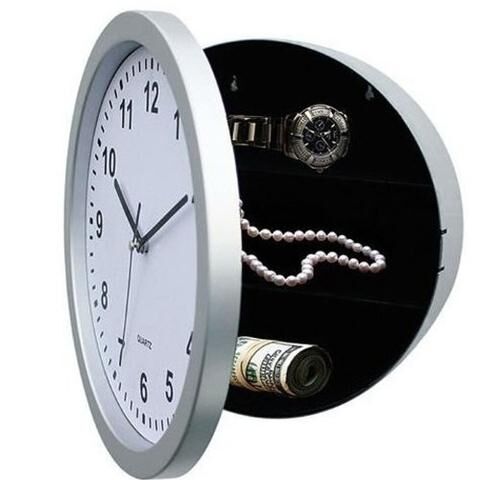 Wall Clock with Hidden Safe