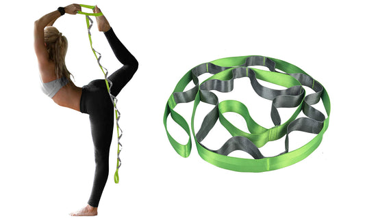 Multi-Loop Non-Elastic Stretch bands for Exercise, Physical Therapy,Yoga, Gymnastics, Dance.