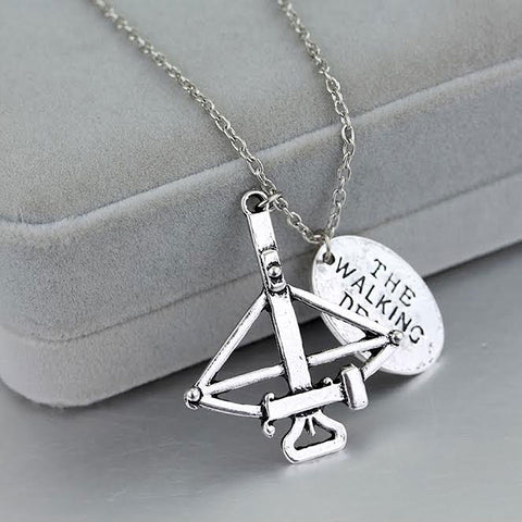 Daryl Dixon Crossbow The Walking Dead Inspired Necklace