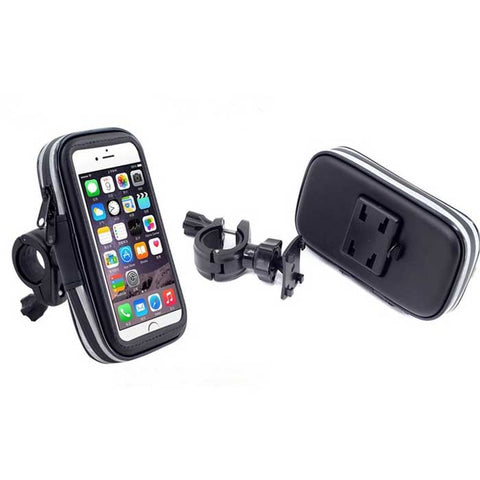 Waterproof Bike and Motorcycle Smartphone Handlebar Mount and Case