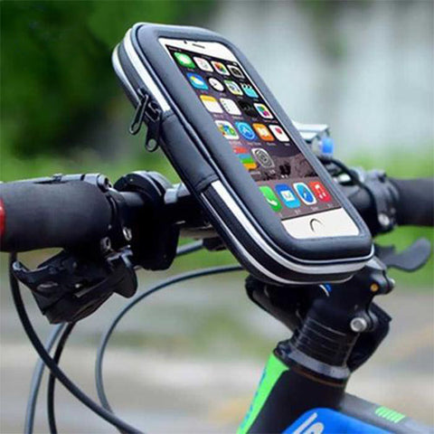 Waterproof Bike and Motorcycle Smartphone Handlebar Mount and Case