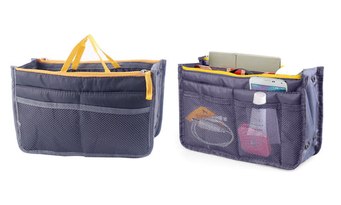 Travel Tote Handbag/Purse Insert Cosmetic Organizer